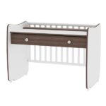ΚΡΕΒΑΤΙ-ΚΟΥΝΙΑ DecoBebe Alkyonis White/Walnut + ΔΩΡΟ κουνουπιέρα - Image 4