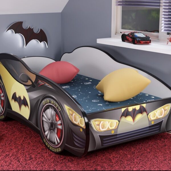 Κρεβάτι DecoBebe (160X80) Racing Car Batman + ΔΩΡΟ στρώμα αφρού αξίας 110