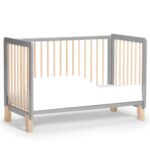 SET Κρεβάτι DecoBebe Joanna Grey - μετατρέπεται σε καναπεδάκι + Συρταριέρα Decobebe Λευκή BEAR + ΔΩΡΟ στρώμα Apollon 2 αξίας 110 - Image 4