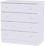 SET Κρεβάτι Decobebe Alkyonis White + συρταριέρα Alkyonis White + ΔΩΡΟ στρώμα Apollon 2 αρχικής αξίας 110 - Image 3