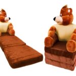 Παιδική πολυθρόνα-κρεβάτι Bear Brown MAT-302