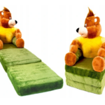 Παιδική πολυθρόνα-κρεβάτι Bear Green MAT-303