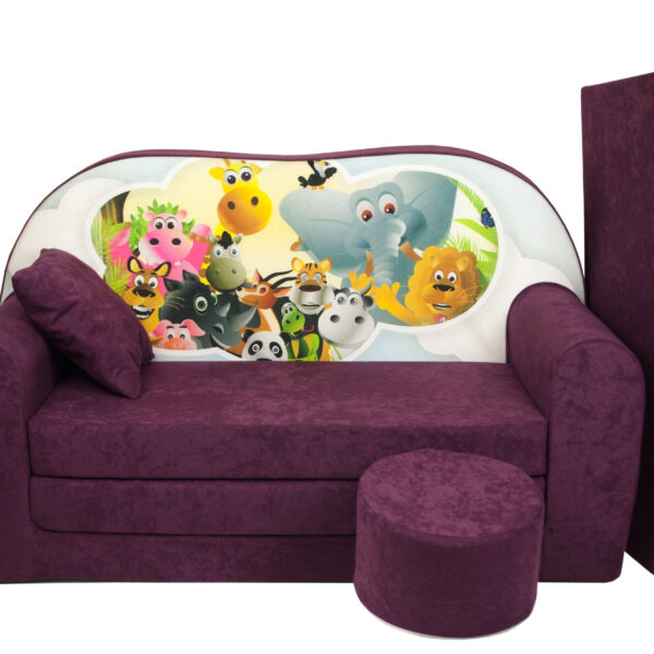 ΔΩΡΟ ΛΑΜΠΑΔΑ - Αναδιπλούμενος Παιδικός Καναπές - Κρεβάτι DecoBebe 4 τεμαχίων - 73105