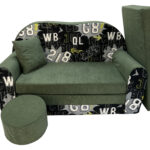 Αναδιπλούμενος Παιδικός Καναπές - Κρεβάτι DecoBebe 4 τεμαχίων - 74508