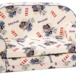 Αναδιπλούμενο Παιδικό Καναπεδάκι DecoBebe (2 θέσεων) - Blue Cars