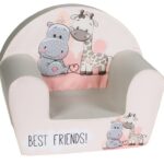 Παιδικό Πολυθρονάκι DecoBebe - Best Friends (Grey)