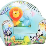 ΔΩΡΟ ΛΑΜΠΑΔΑ - Παιδικό Πολυθρονάκι DecoBebe - Lion & Elephant is