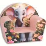 Παιδικό Πολυθρονάκι DecoBebe - ELEPHANT PINK