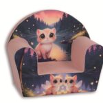 Παιδικό Πολυθρονάκι DecoBebe - KITTEN PINK