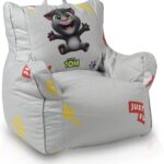 Παιδική πολυθρόνα Τalking Tom grey