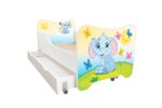 SUPER MEGA BAZAAR - Κρεβάτι DecoBebe (140X70) Happy Kitty - Small Elephant + ΔΩΡΟ στρώμα - Image 4