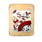 Παιδική Κουβέρτα DecoBebe Βελουτέ (τύπου Ισπανίας) με ανάγλυφα σχέδια - My melody