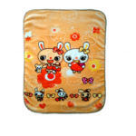 Παιδική Κουβέρτα DecoBebe Βελουτέ (τύπου Ισπανίας) με ανάγλυφα σχέδια - Kitty