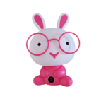 Επιτραπέζιο Παιδικό Φωτιστικό LED Decobebe Pink-White Rabbit
