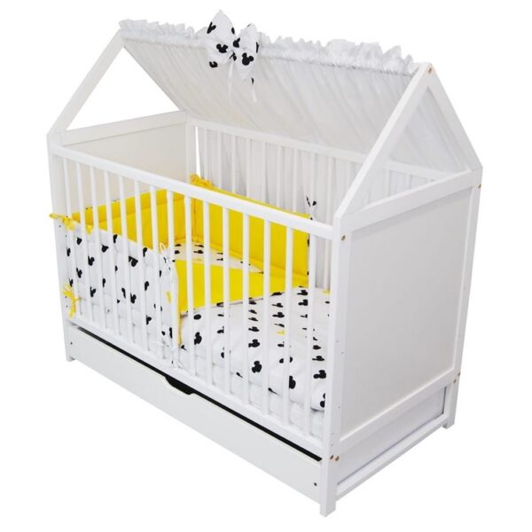 SET Κρεβάτι DecoBebe MATILDA (140x70) + Συρταριέρα Decobebe Λευκή + ΔΩΡΟ στρώμα Apollon 2 αξίας 120€