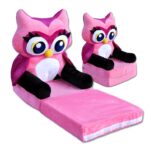 Παιδική πολυθρόνα Owl pink SM-2-41