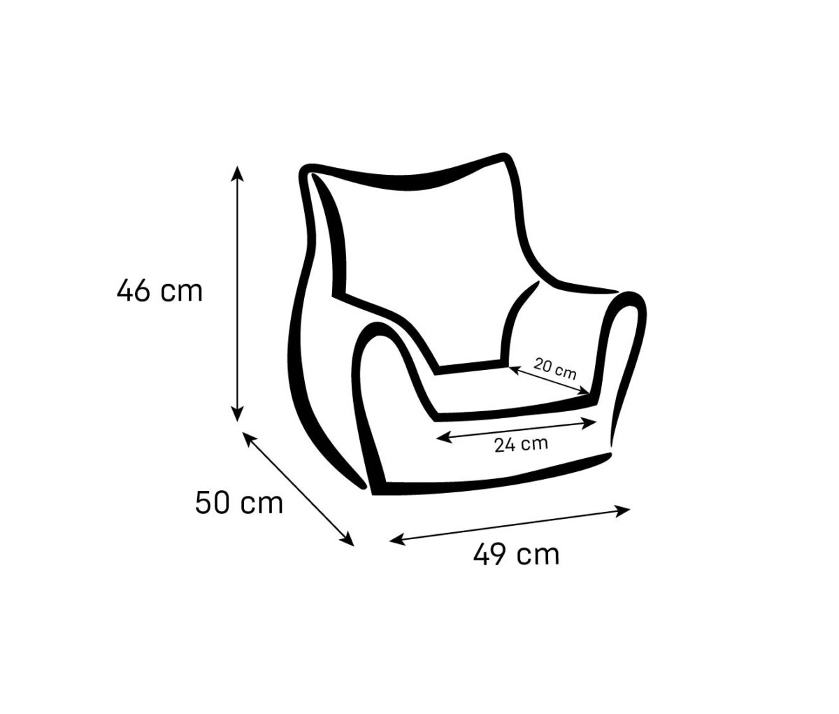 Παιδικό Πολυθρονάκι (ΠΟΥΦ) DecoBebe - BEAN BAG PILOT - Image 3