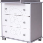 Συρταριέρα DecoBebe ELLI Silver + ΔΩΡΟ καπάκι αλλαξιέρας αξίας 50