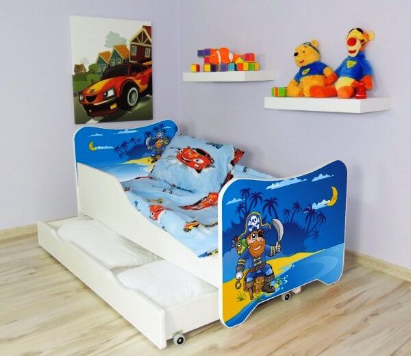 Κρεβάτι DecoBebe (140X70) Happy Kitty - Old Pirate + ΔΩΡΟ στρώμα αφρού αξίας 100