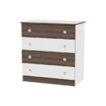 SET Κρεβάτι Decobebe Alkyonis White/Walnut+ συρταριέρα Alkyonis White/Walnut + ΔΩΡΟ στρώμα Apollon 2 αξίας 100 - Image 3